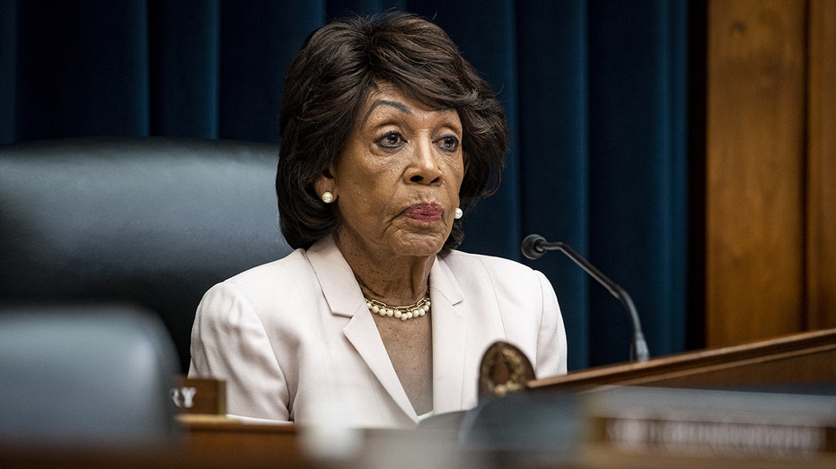 Rep. Maxine Waters at a congressional hearing